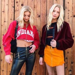 NWOT LF cropped sweatshirt